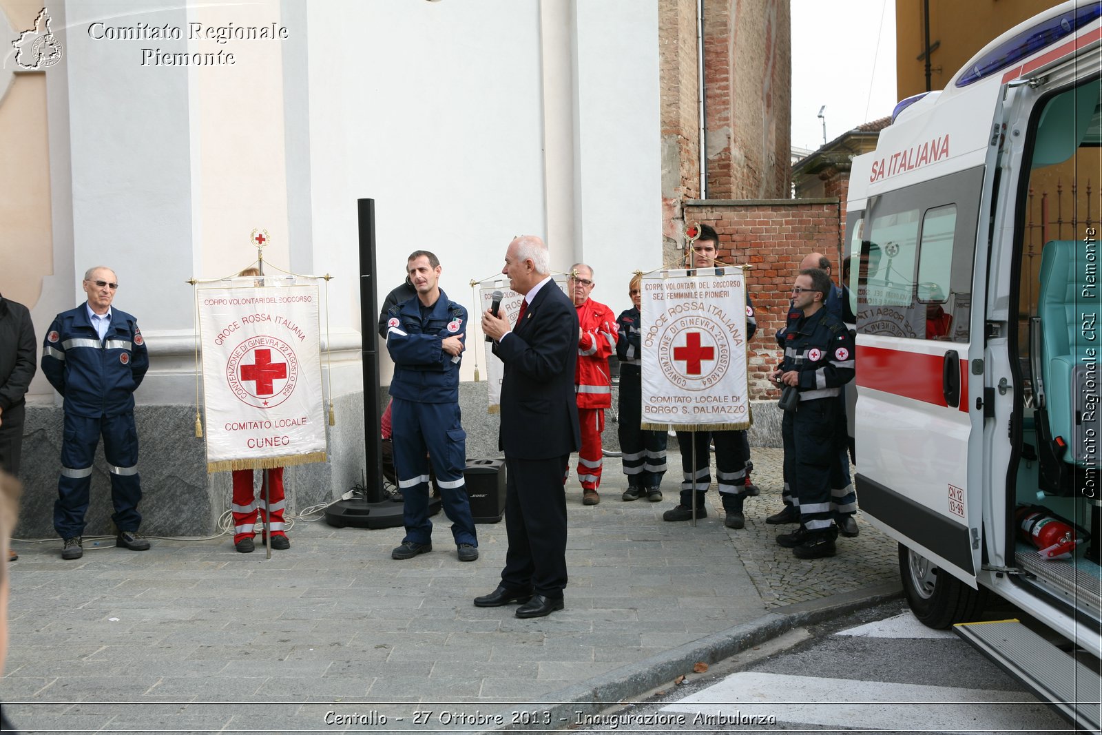 Centallo - 27 Ottobre 2013 - Inaugurazione Ambulanza - Comitato Regionale del Piemonte