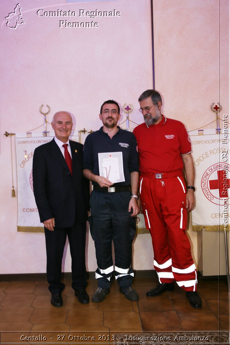 Centallo - 27 Ottobre 2013 - Inaugurazione Ambulanza - Comitato Regionale del Piemonte