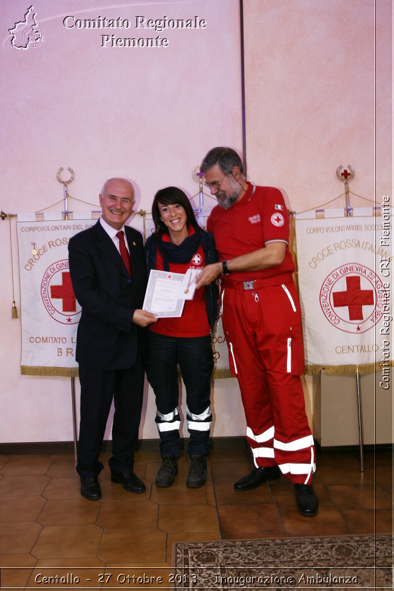 Centallo - 27 Ottobre 2013 - Inaugurazione Ambulanza - Comitato Regionale del Piemonte