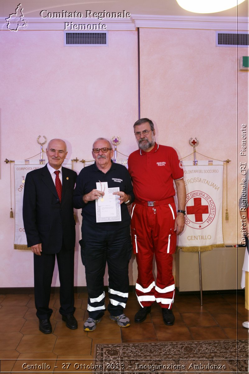 Centallo - 27 Ottobre 2013 - Inaugurazione Ambulanza - Comitato Regionale del Piemonte