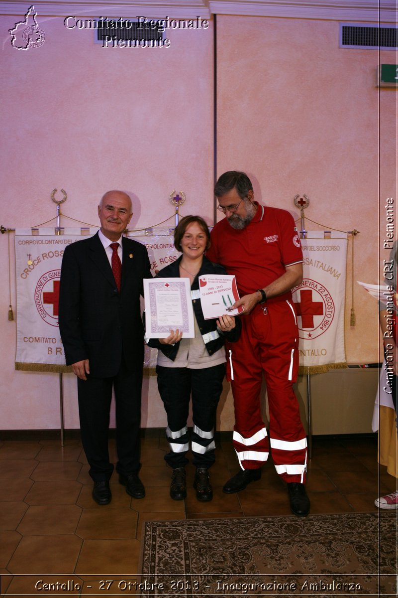 Centallo - 27 Ottobre 2013 - Inaugurazione Ambulanza - Comitato Regionale del Piemonte