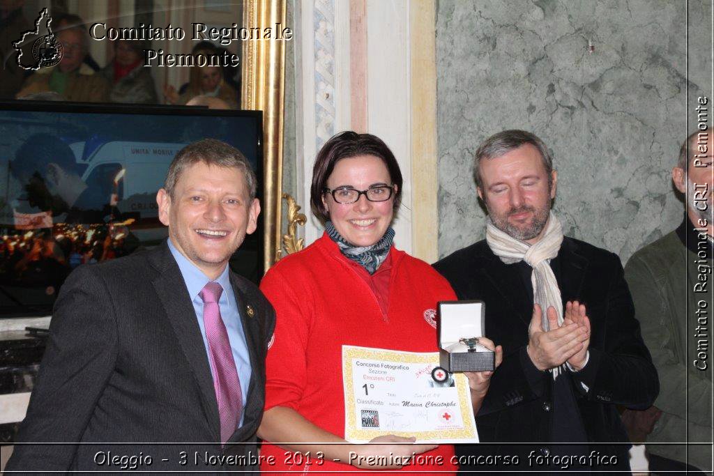 Oleggio - 3 Novembre 2013 - Premiazione concorso fotografico - Comitato Regionale del Piemonte