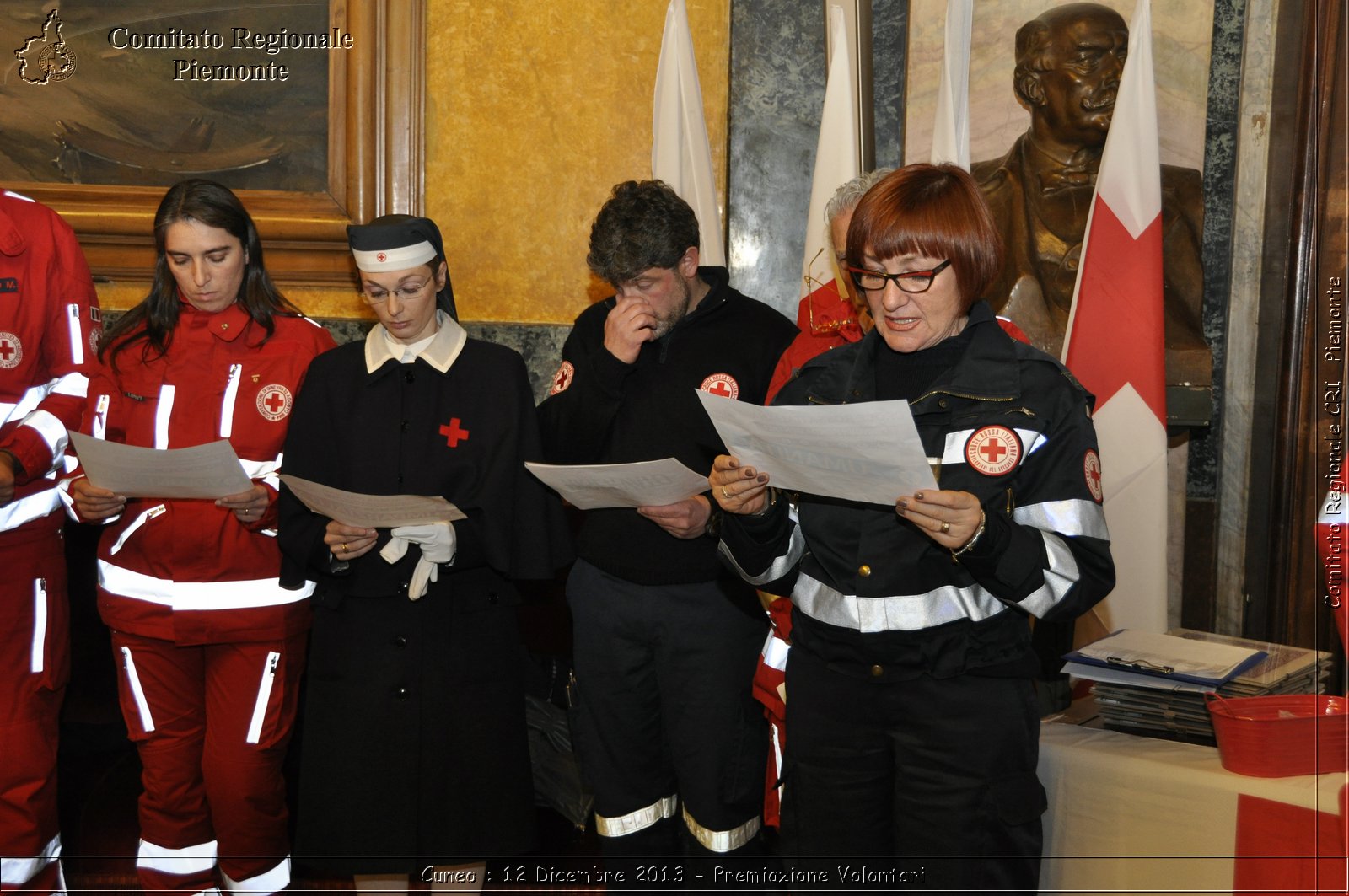 Cuneo - 12 Dicembre 2013 - Premiazione Volontari - Comitato Regionale del Piemonte