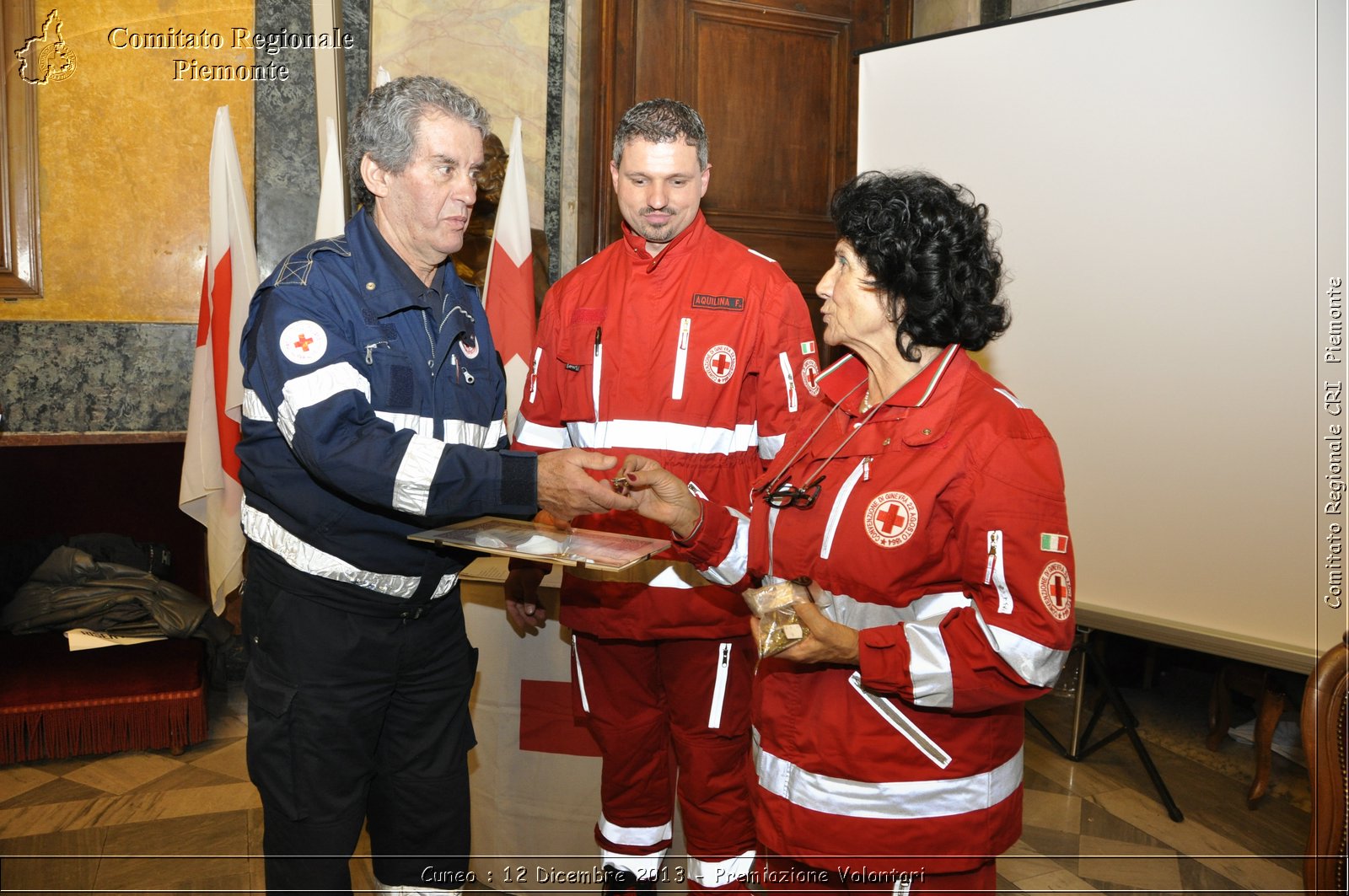 Cuneo - 12 Dicembre 2013 - Premiazione Volontari - Comitato Regionale del Piemonte