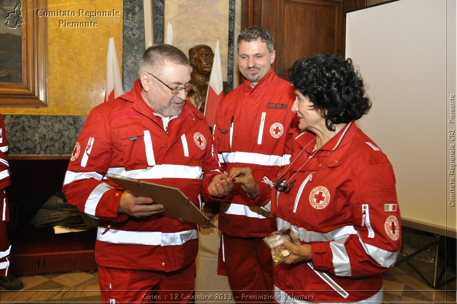 Cuneo - 12 Dicembre 2013 - Premiazione Volontari - Comitato Regionale del Piemonte