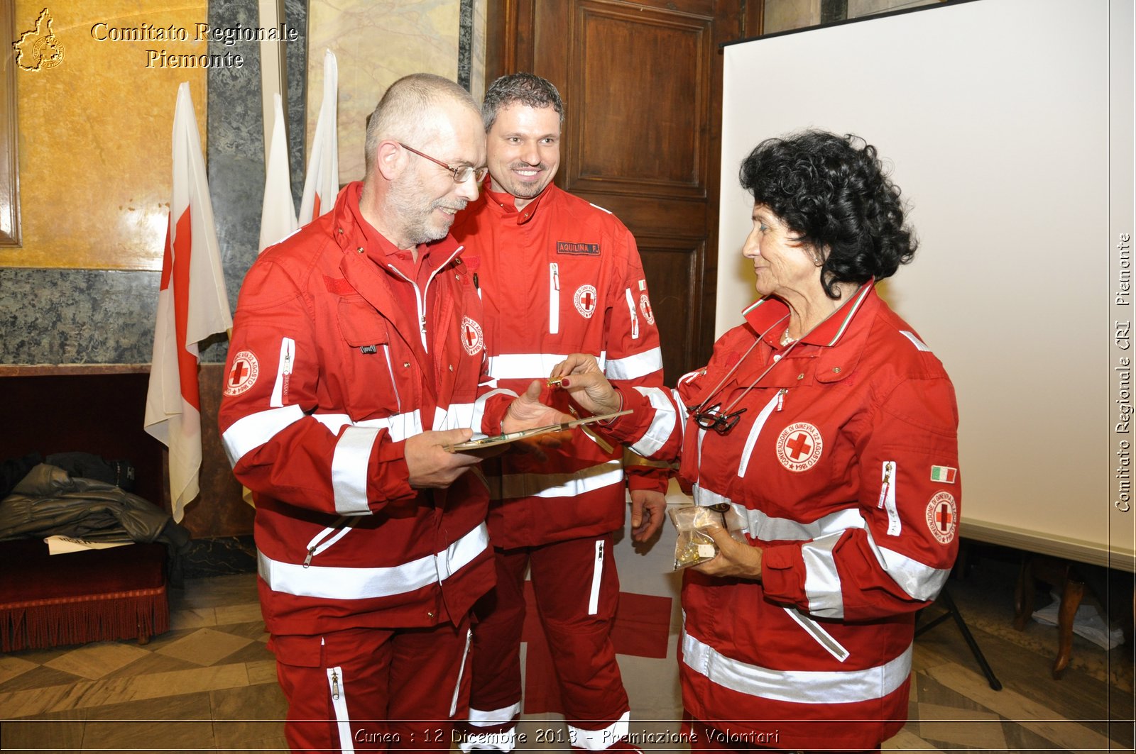 Cuneo - 12 Dicembre 2013 - Premiazione Volontari - Comitato Regionale del Piemonte