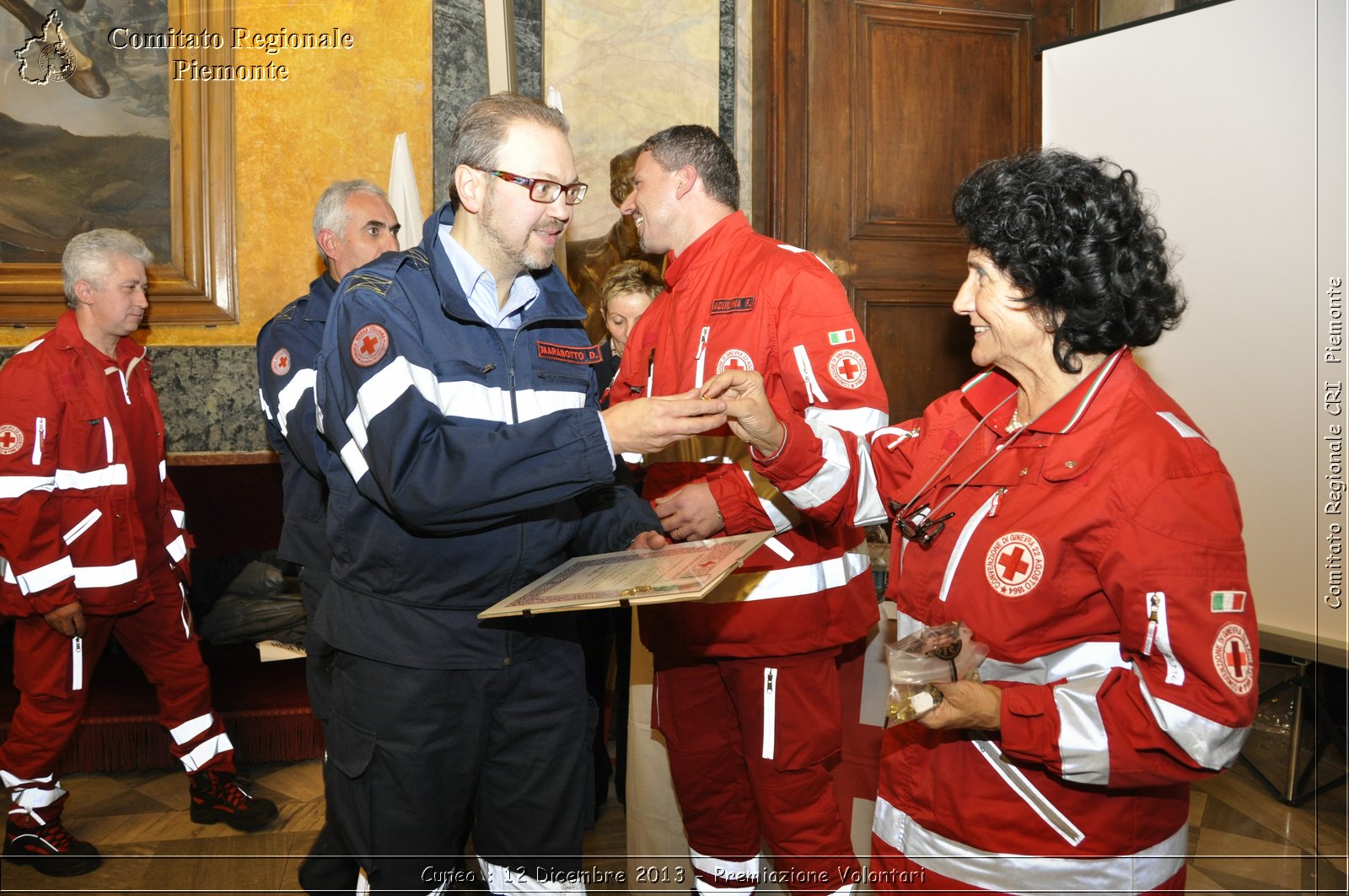 Cuneo - 12 Dicembre 2013 - Premiazione Volontari - Comitato Regionale del Piemonte