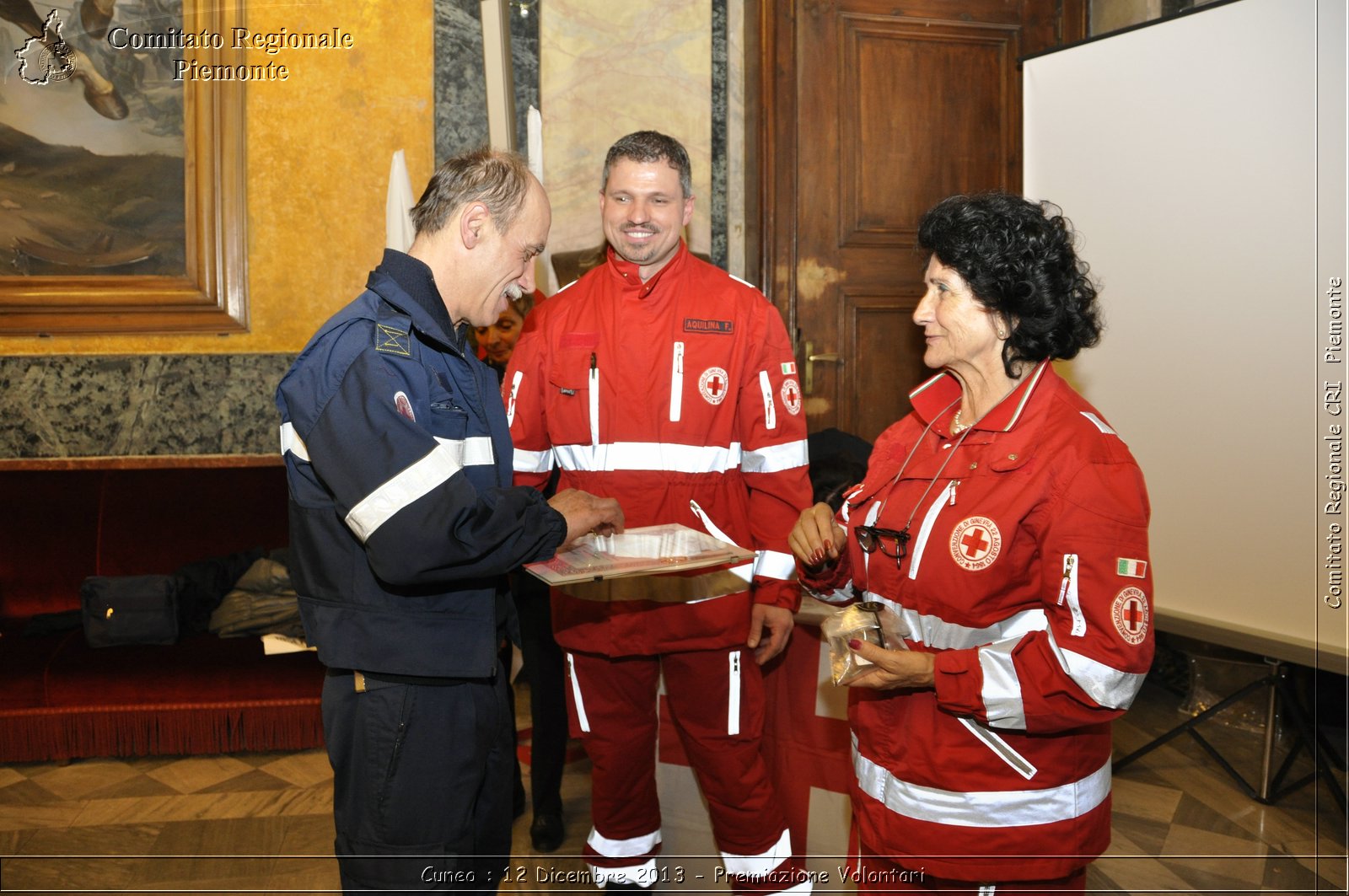 Cuneo - 12 Dicembre 2013 - Premiazione Volontari - Comitato Regionale del Piemonte