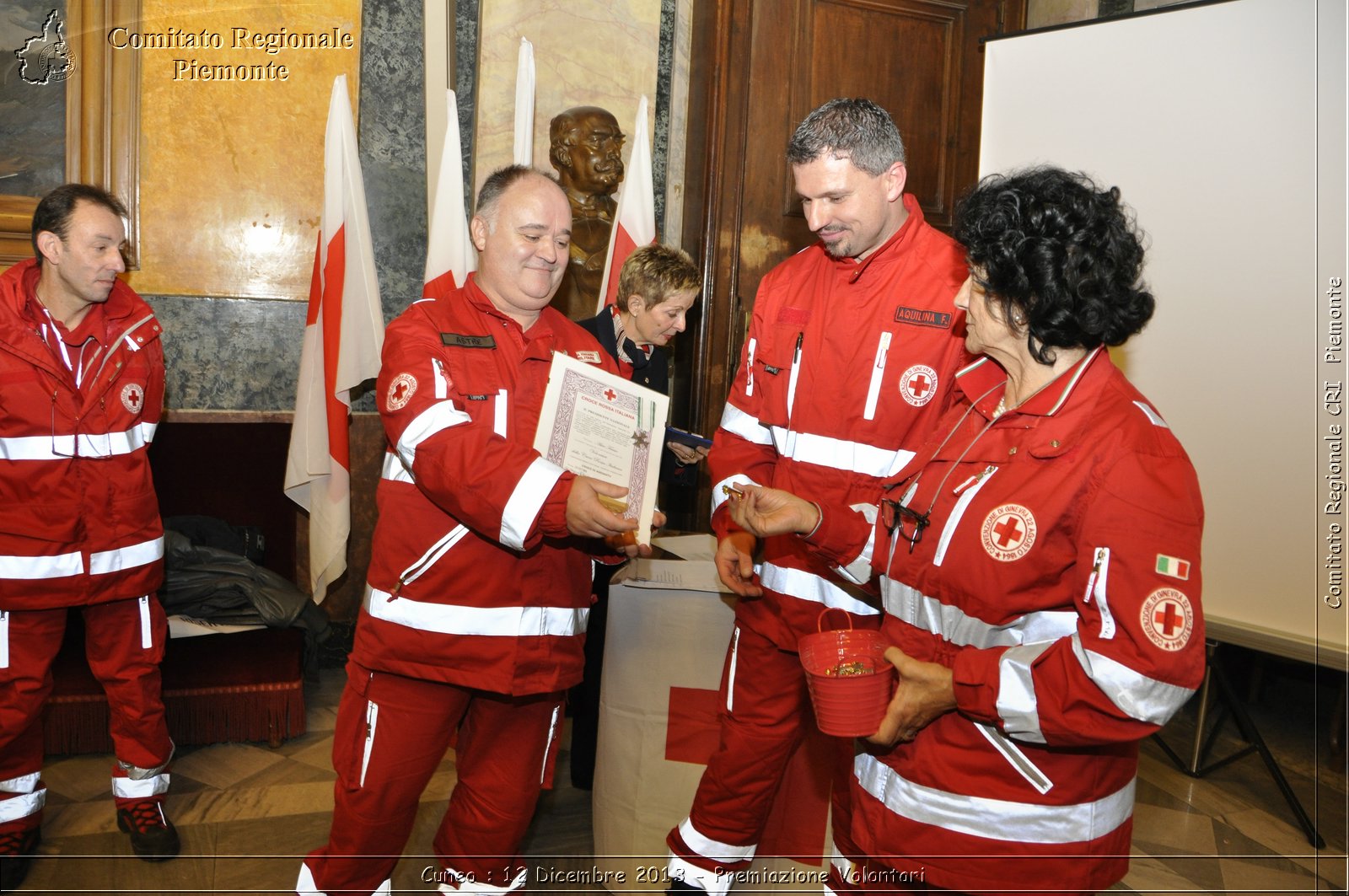 Cuneo - 12 Dicembre 2013 - Premiazione Volontari - Comitato Regionale del Piemonte