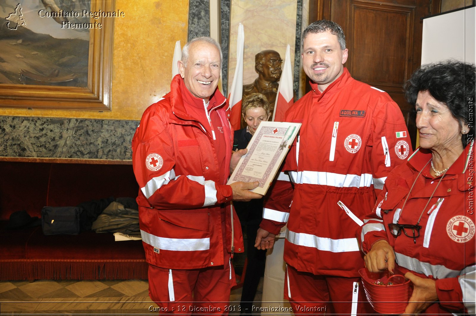 Cuneo - 12 Dicembre 2013 - Premiazione Volontari - Comitato Regionale del Piemonte