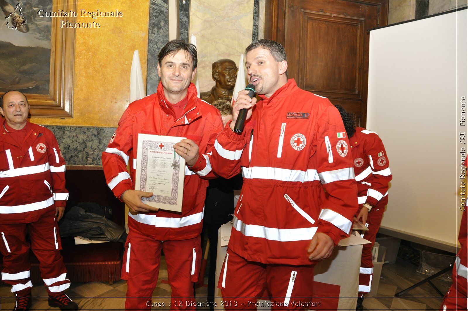 Cuneo - 12 Dicembre 2013 - Premiazione Volontari - Comitato Regionale del Piemonte