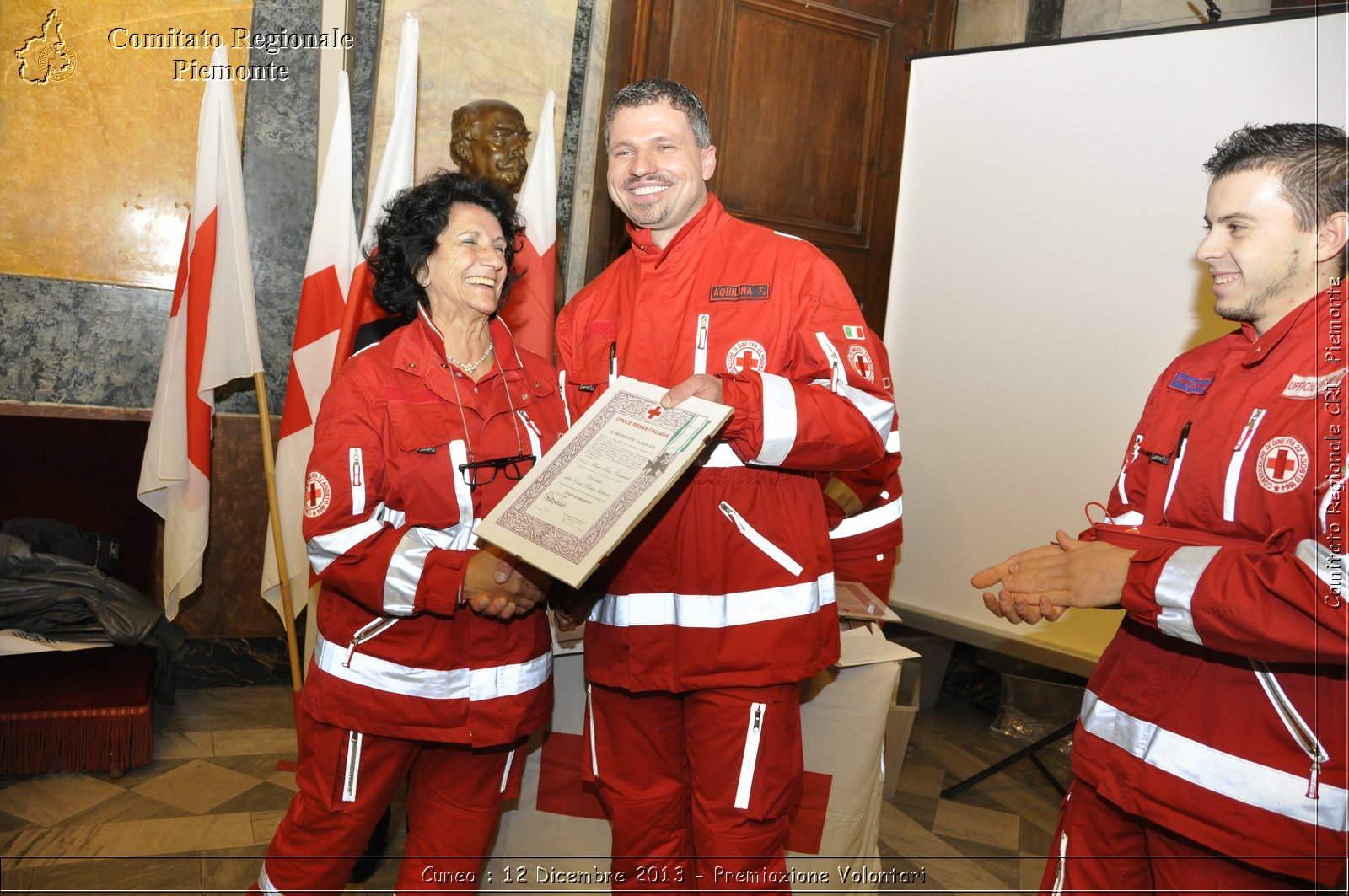 Cuneo - 12 Dicembre 2013 - Premiazione Volontari - Comitato Regionale del Piemonte