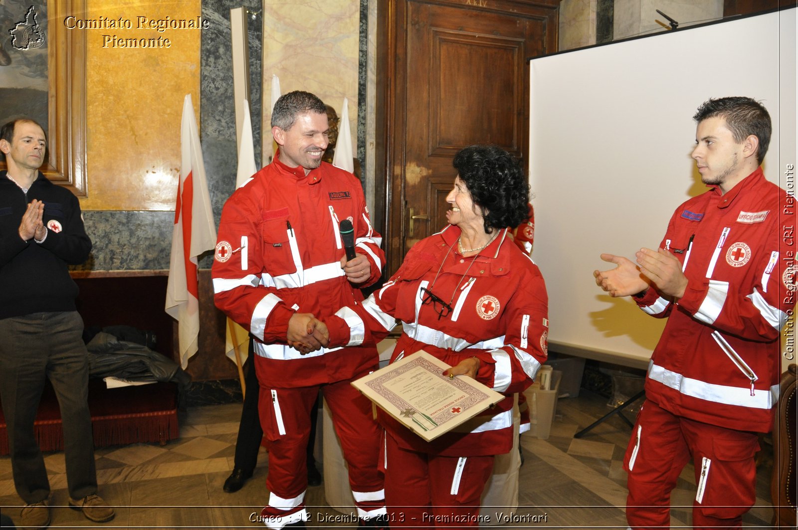 Cuneo - 12 Dicembre 2013 - Premiazione Volontari - Comitato Regionale del Piemonte