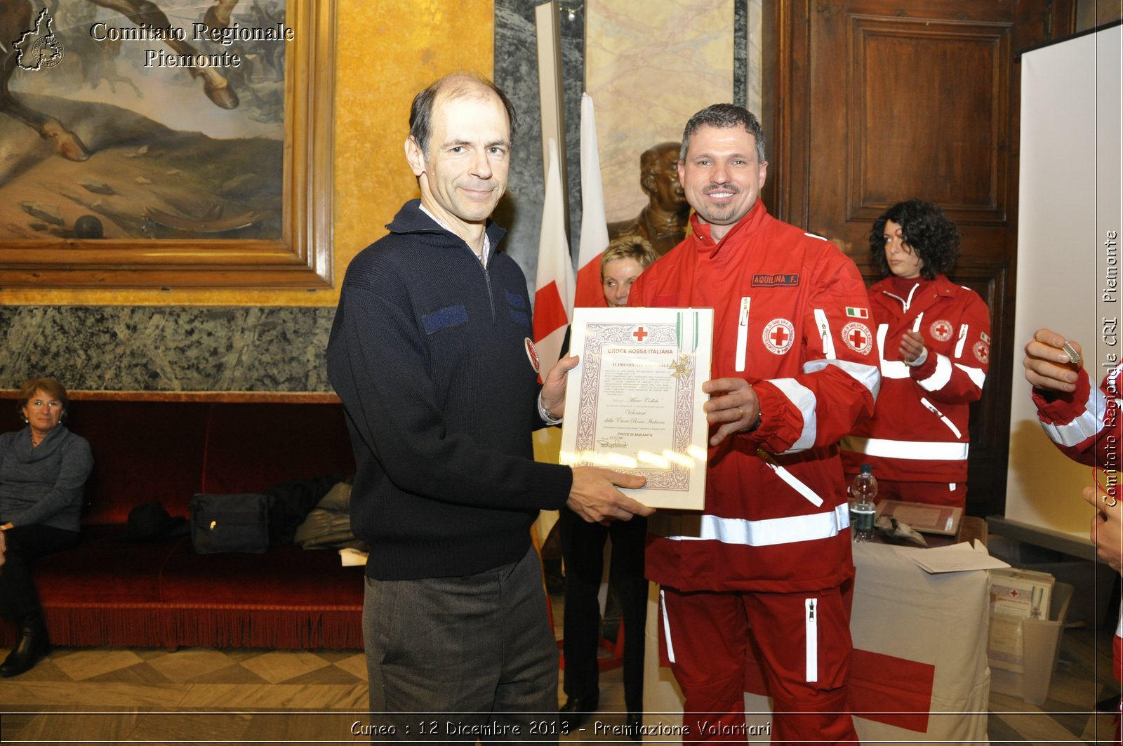 Cuneo - 12 Dicembre 2013 - Premiazione Volontari - Comitato Regionale del Piemonte