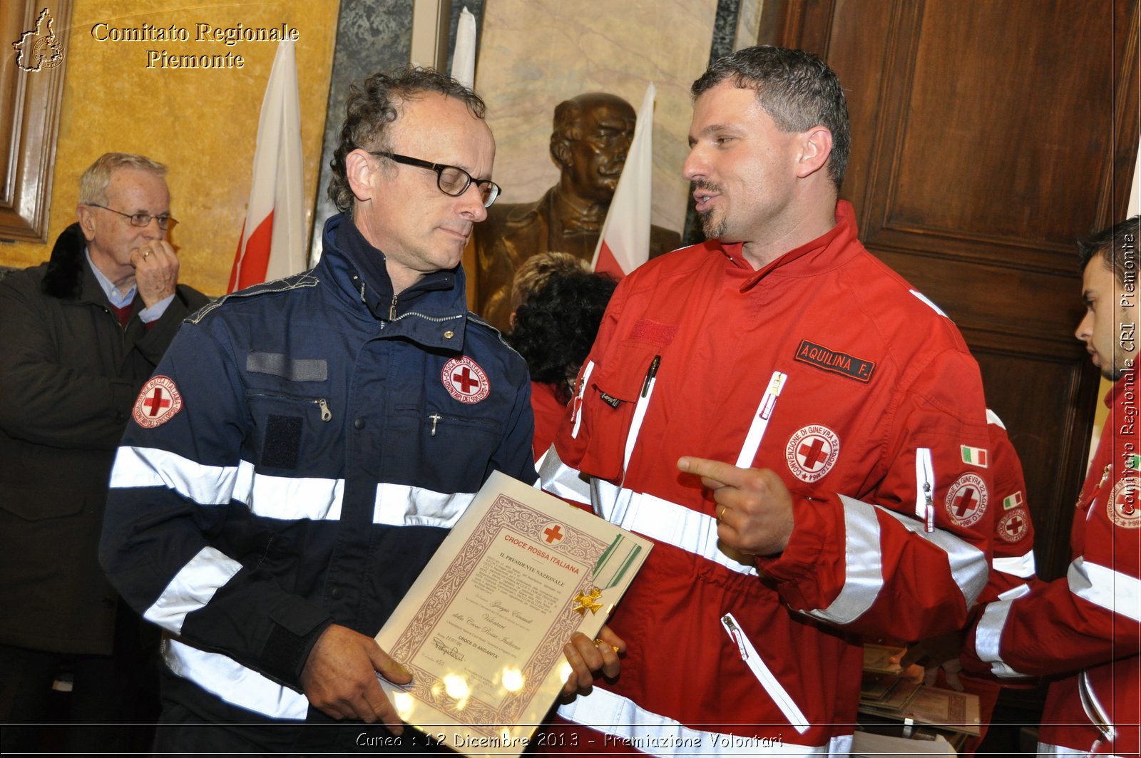 Cuneo - 12 Dicembre 2013 - Premiazione Volontari - Comitato Regionale del Piemonte