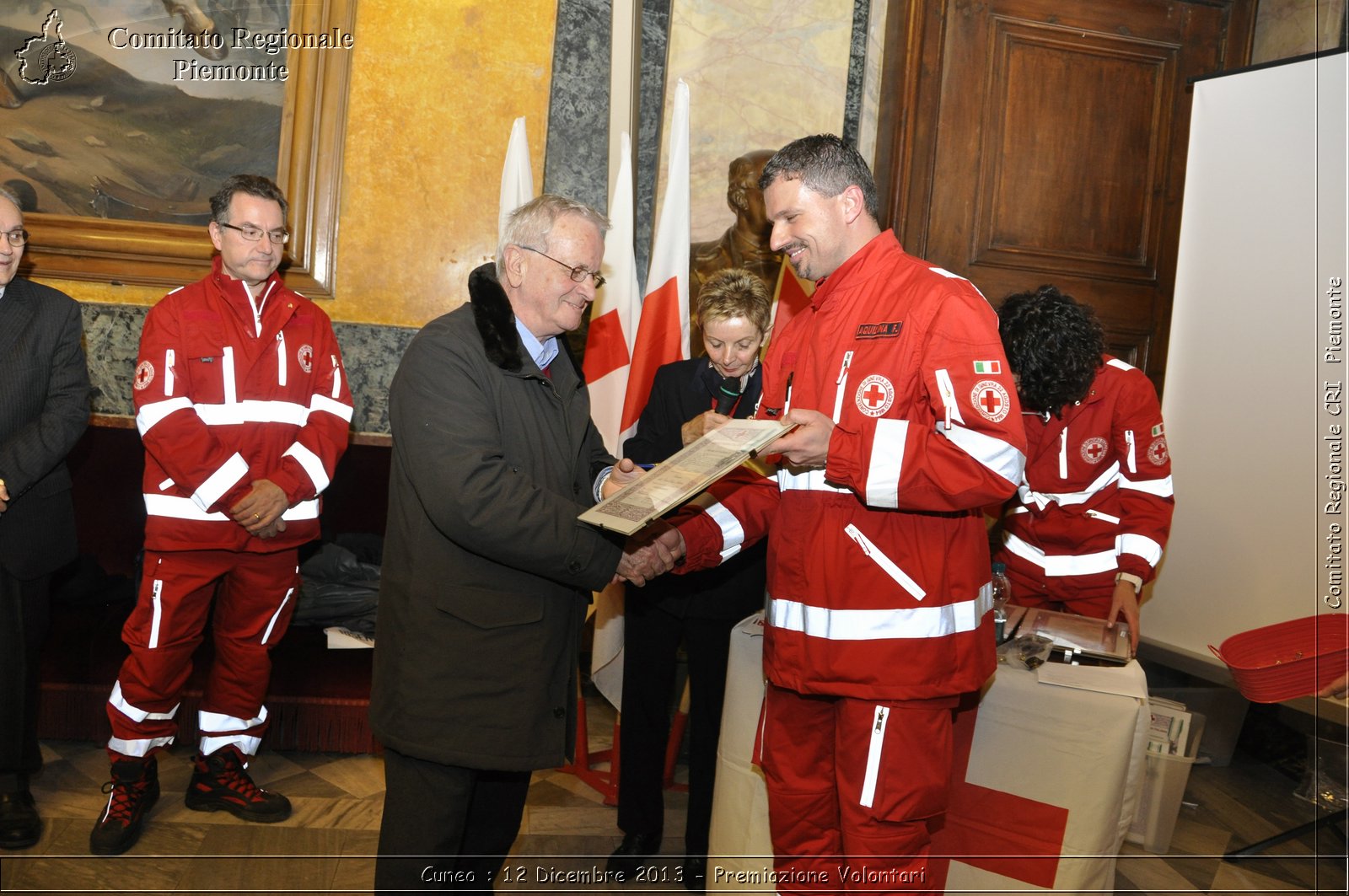 Cuneo - 12 Dicembre 2013 - Premiazione Volontari - Comitato Regionale del Piemonte