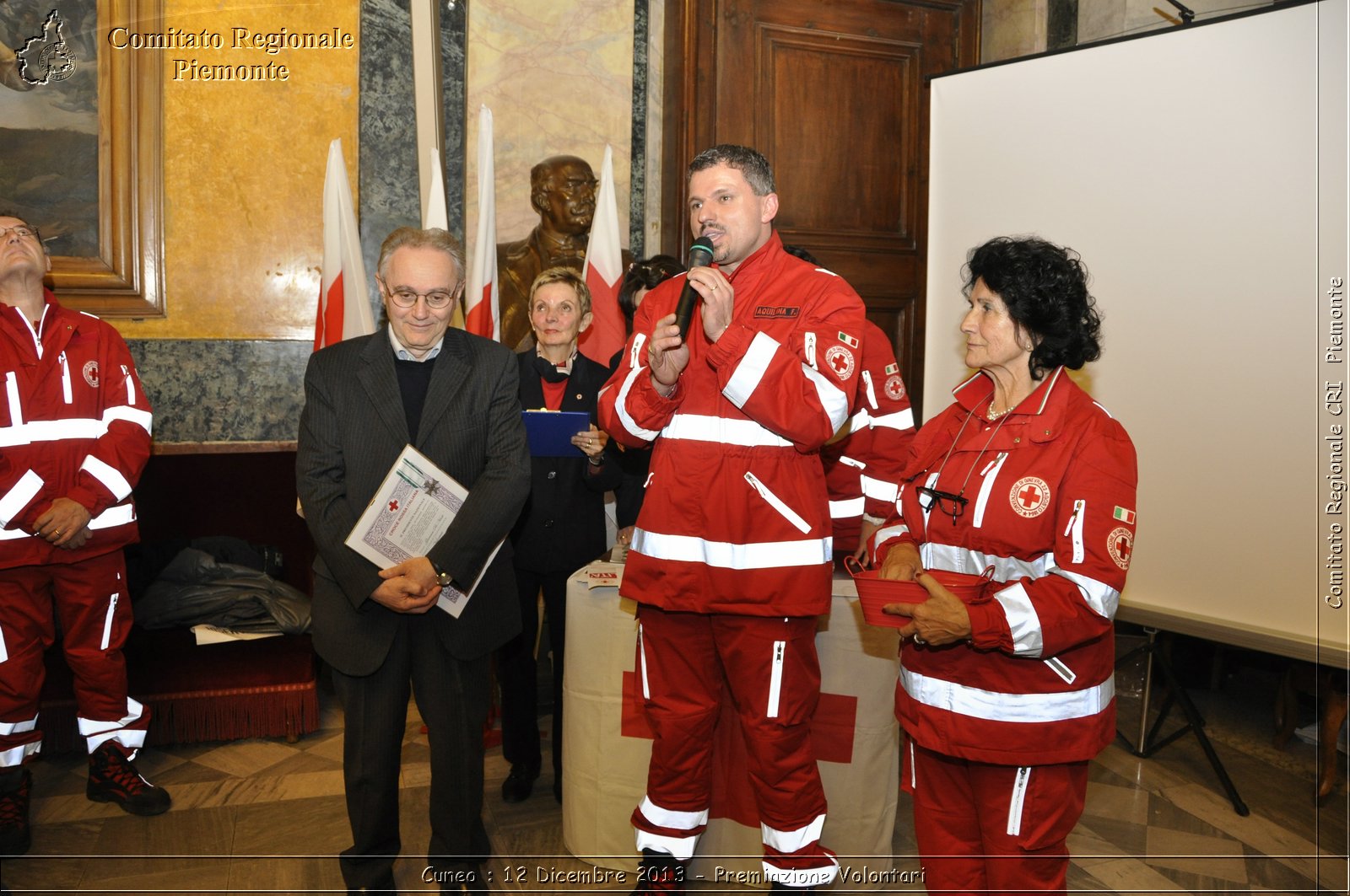 Cuneo - 12 Dicembre 2013 - Premiazione Volontari - Comitato Regionale del Piemonte