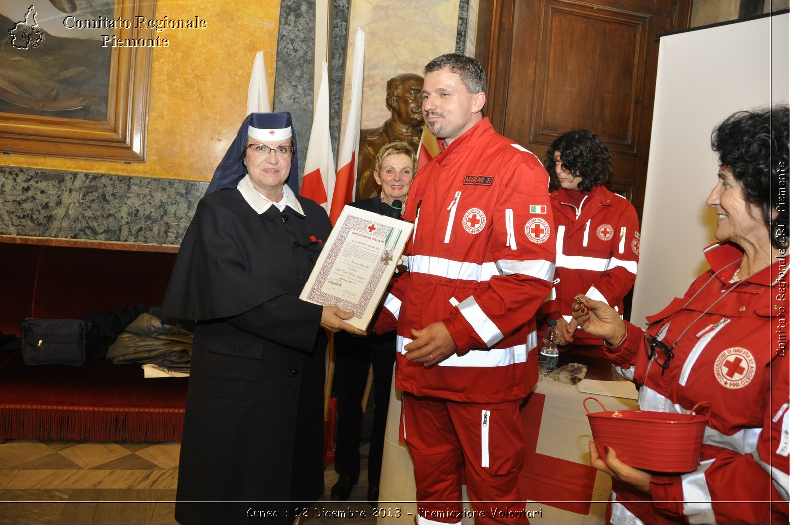 Cuneo - 12 Dicembre 2013 - Premiazione Volontari - Comitato Regionale del Piemonte