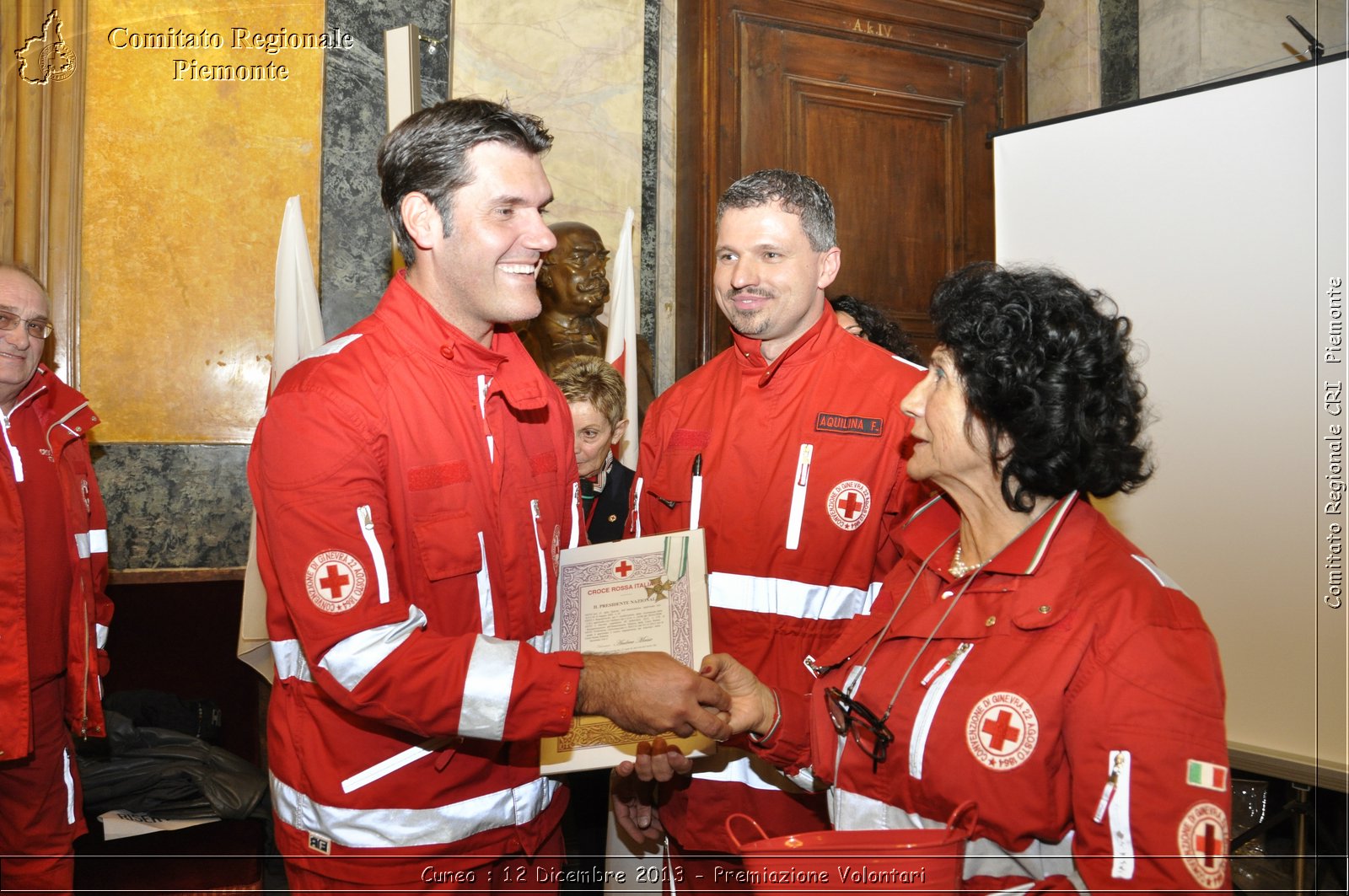 Cuneo - 12 Dicembre 2013 - Premiazione Volontari - Comitato Regionale del Piemonte