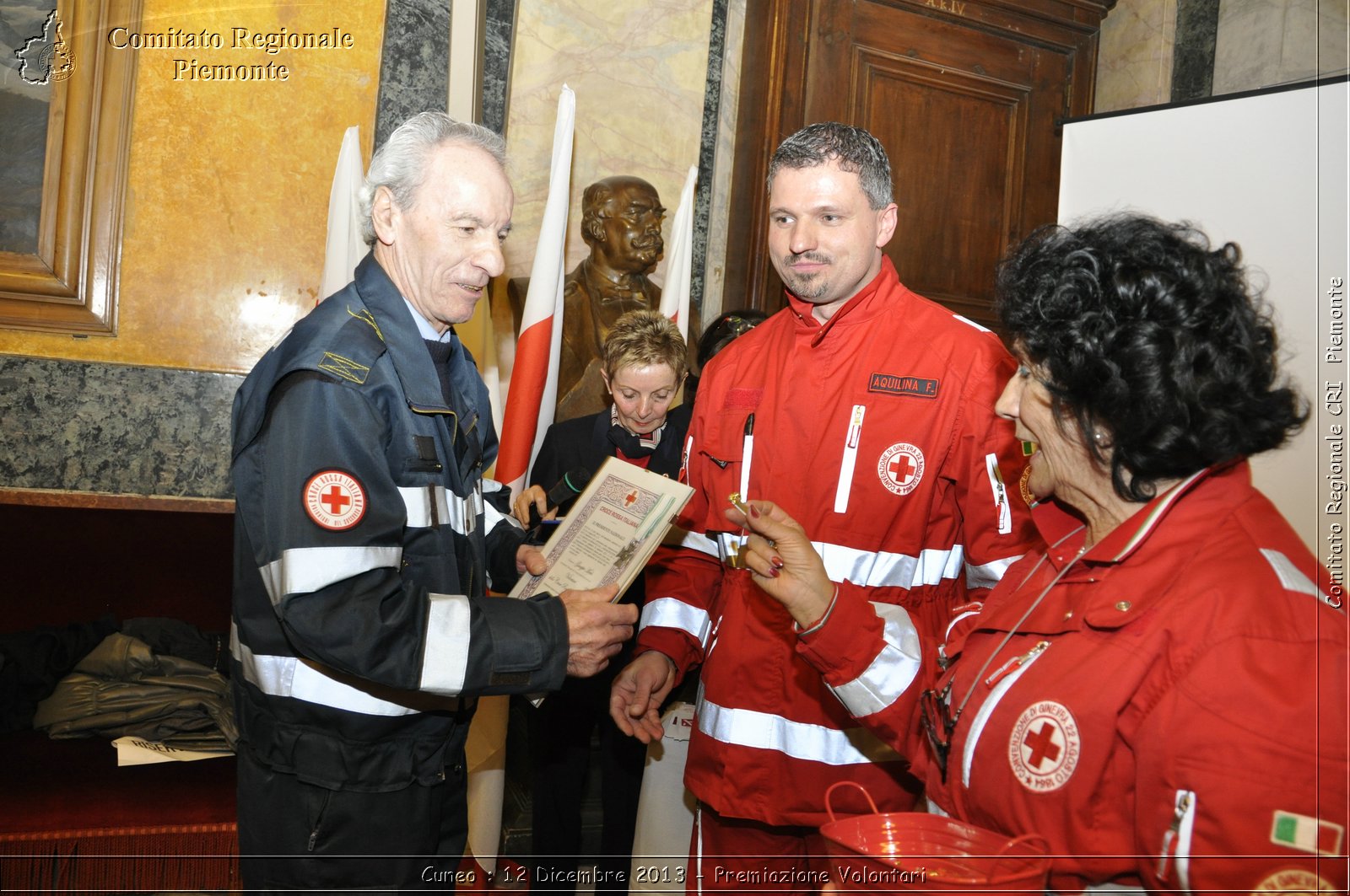 Cuneo - 12 Dicembre 2013 - Premiazione Volontari - Comitato Regionale del Piemonte