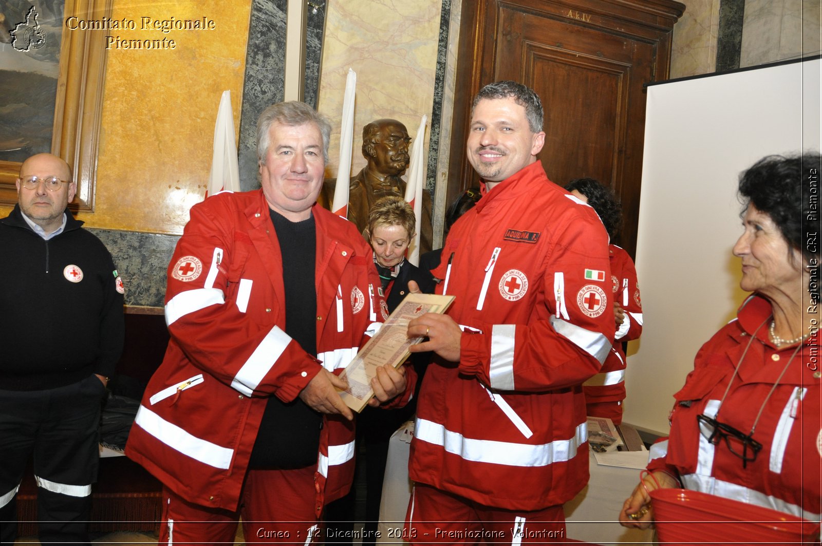 Cuneo - 12 Dicembre 2013 - Premiazione Volontari - Comitato Regionale del Piemonte