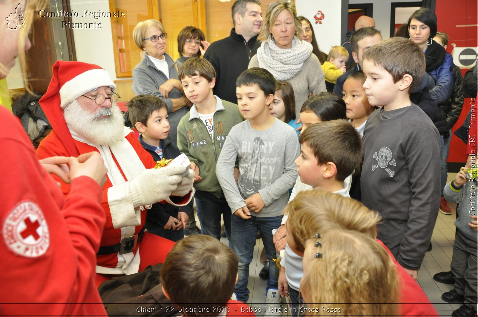 Chieri - 22 Dicembre 2013 - Babbo Natale in Croce Rossa - Comitato Regionale del Piemonte