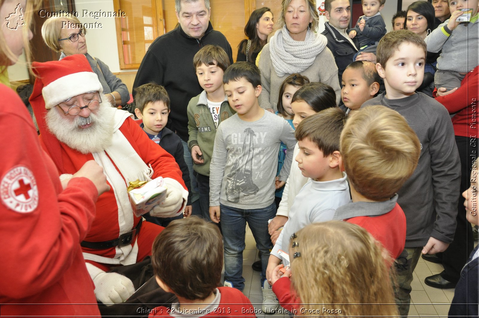 Chieri - 22 Dicembre 2013 - Babbo Natale in Croce Rossa - Comitato Regionale del Piemonte