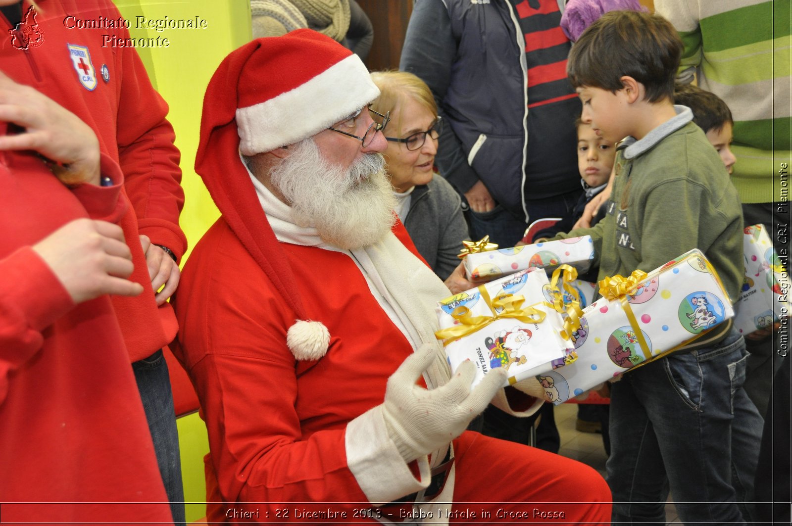 Chieri - 22 Dicembre 2013 - Babbo Natale in Croce Rossa - Comitato Regionale del Piemonte