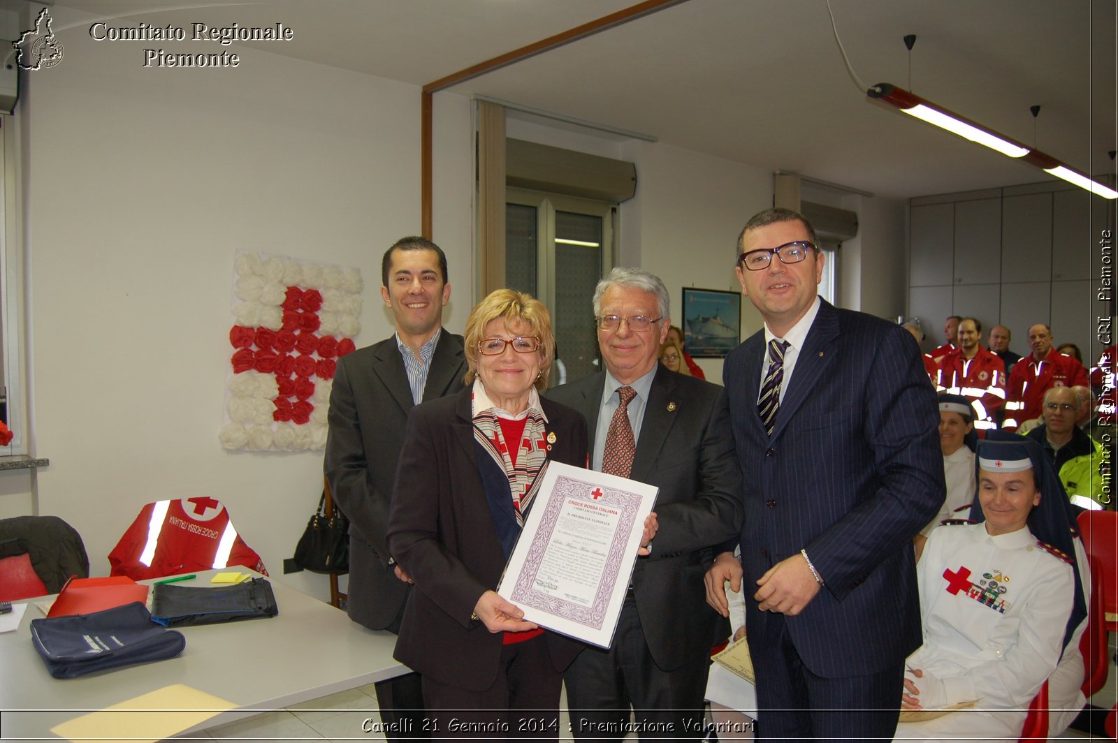 Canelli 21 Gennaio 2014 - Premiazione Volontari - Comitato Regionale del Piemonte