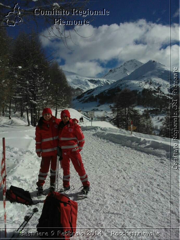 Sestriere 9 Febbraio 2014 - Racchetteinvalle - Comitato Regionale del Piemonte