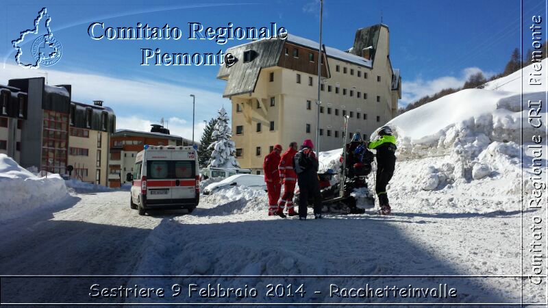 Sestriere 9 Febbraio 2014 - Racchetteinvalle - Comitato Regionale del Piemonte