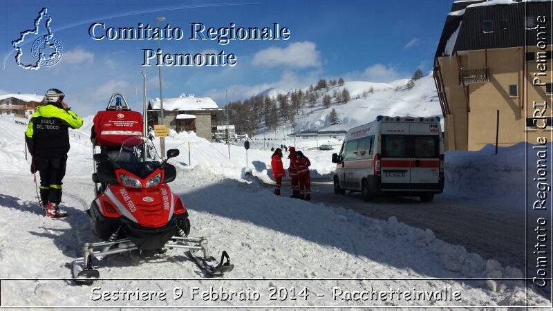 Sestriere 9 Febbraio 2014 - Racchetteinvalle - Comitato Regionale del Piemonte