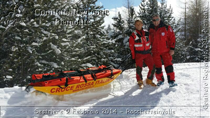 Sestriere 9 Febbraio 2014 - Racchetteinvalle - Comitato Regionale del Piemonte