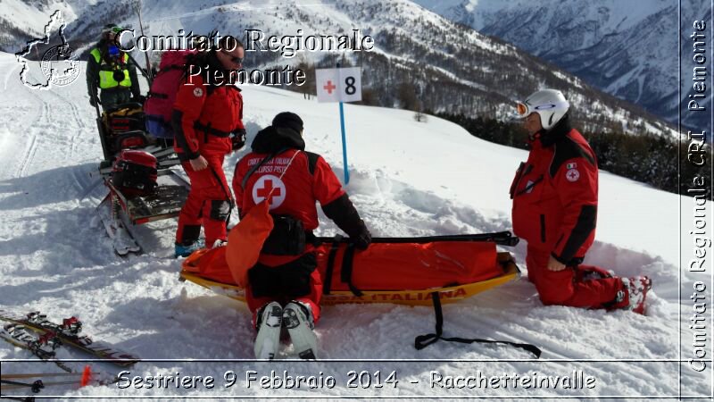 Sestriere 9 Febbraio 2014 - Racchetteinvalle - Comitato Regionale del Piemonte