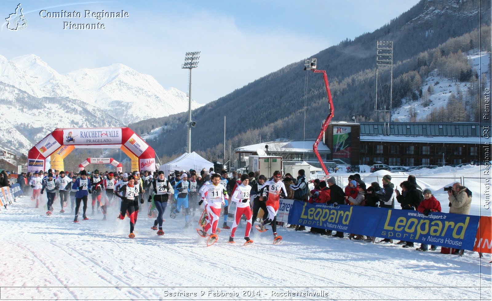 Sestriere 9 Febbraio 2014 - Racchetteinvalle - Comitato Regionale del Piemonte