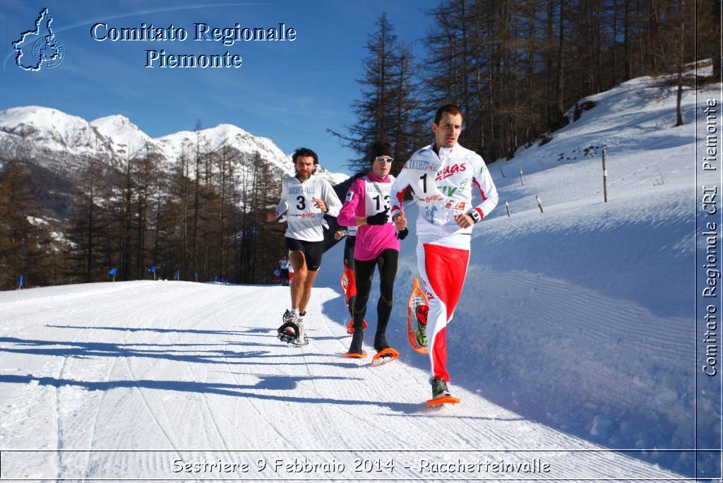 Sestriere 9 Febbraio 2014 - Racchetteinvalle - Comitato Regionale del Piemonte