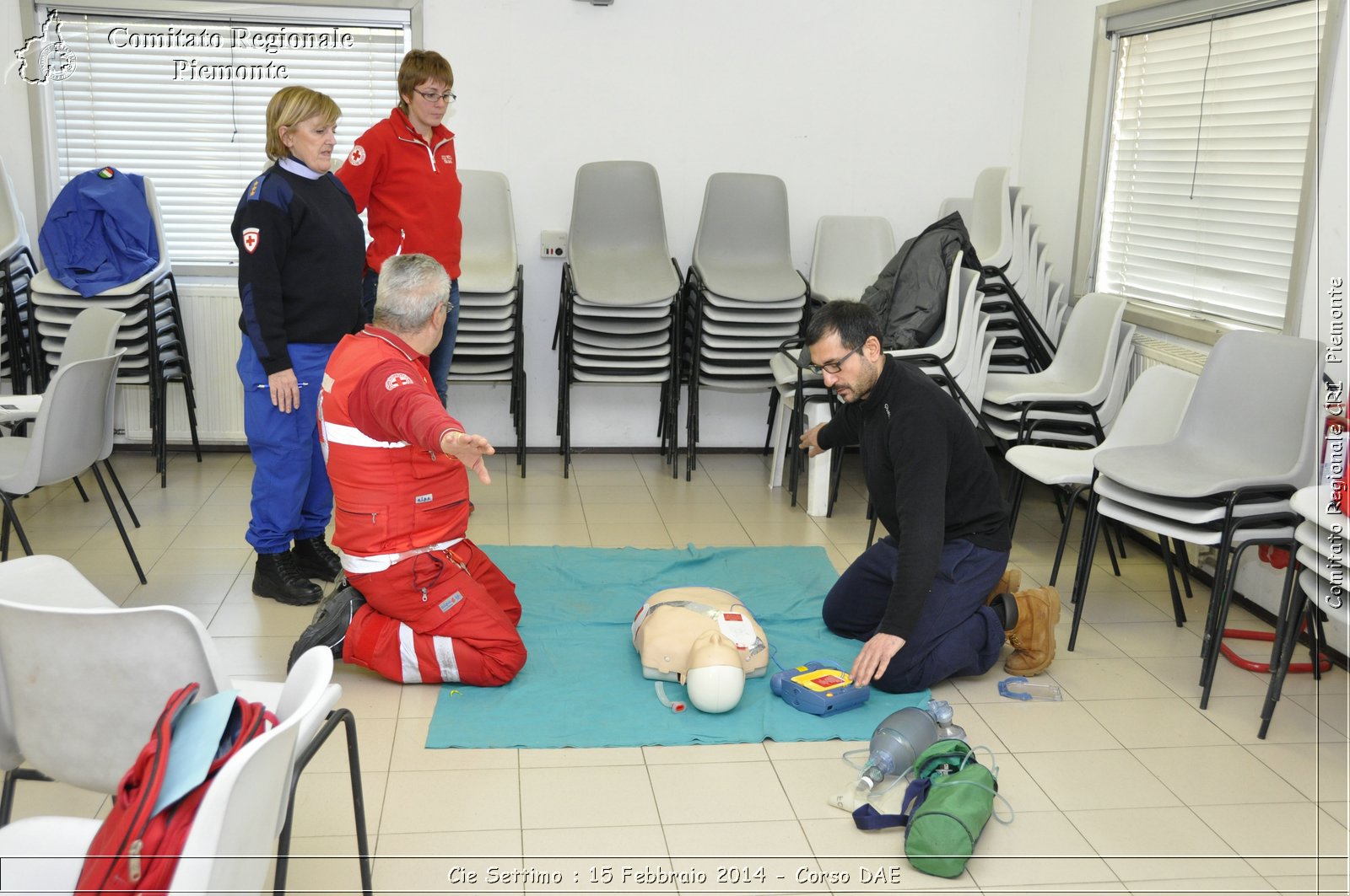 Cie Settimo : 15 Febbraio 2014 - Corso DAE - Comitato Regionale del Piemonte