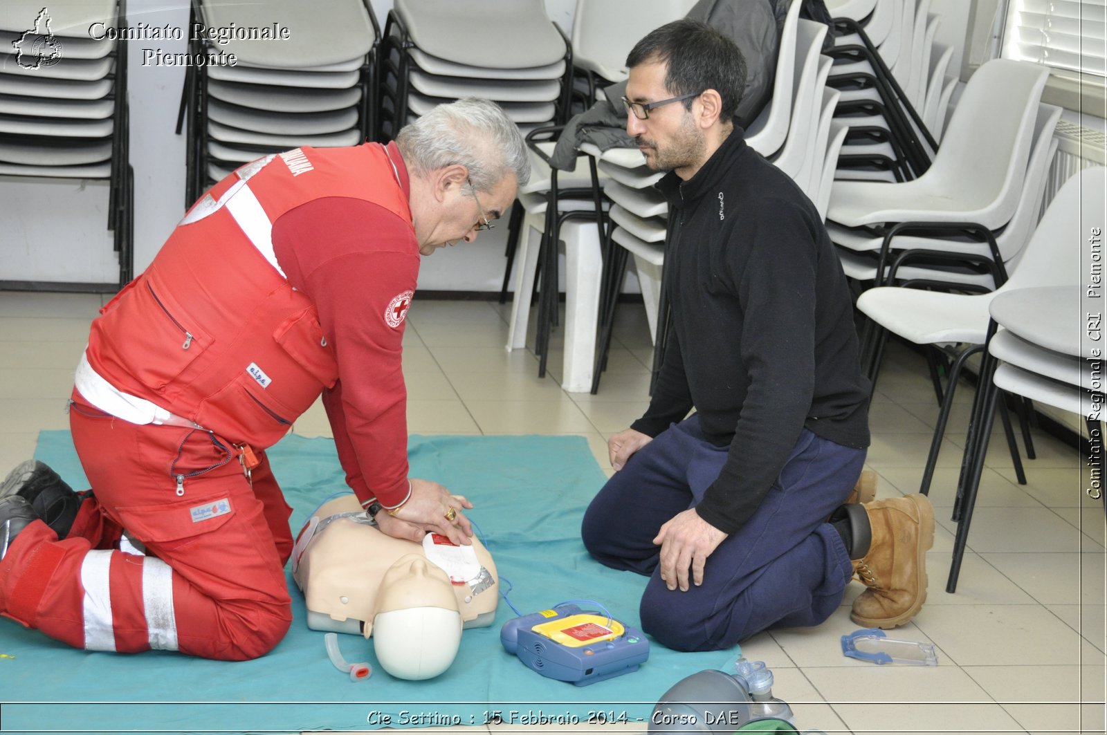 Cie Settimo : 15 Febbraio 2014 - Corso DAE - Comitato Regionale del Piemonte