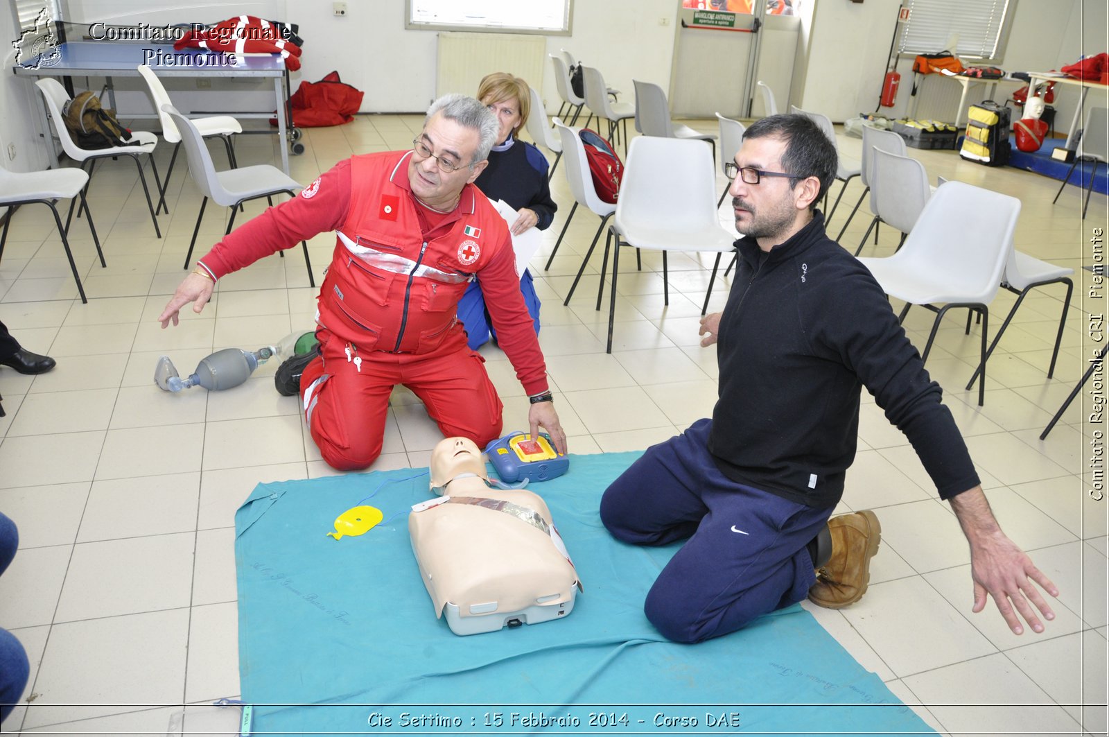 Cie Settimo : 15 Febbraio 2014 - Corso DAE - Comitato Regionale del Piemonte