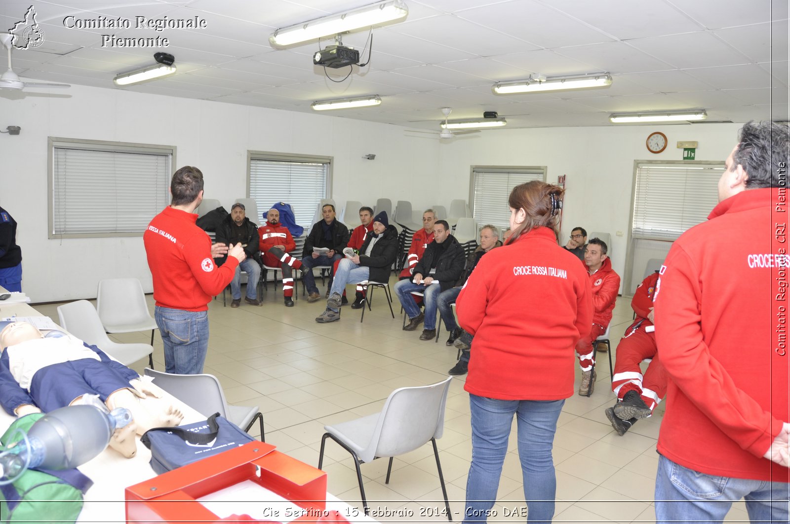 Cie Settimo : 15 Febbraio 2014 - Corso DAE - Comitato Regionale del Piemonte