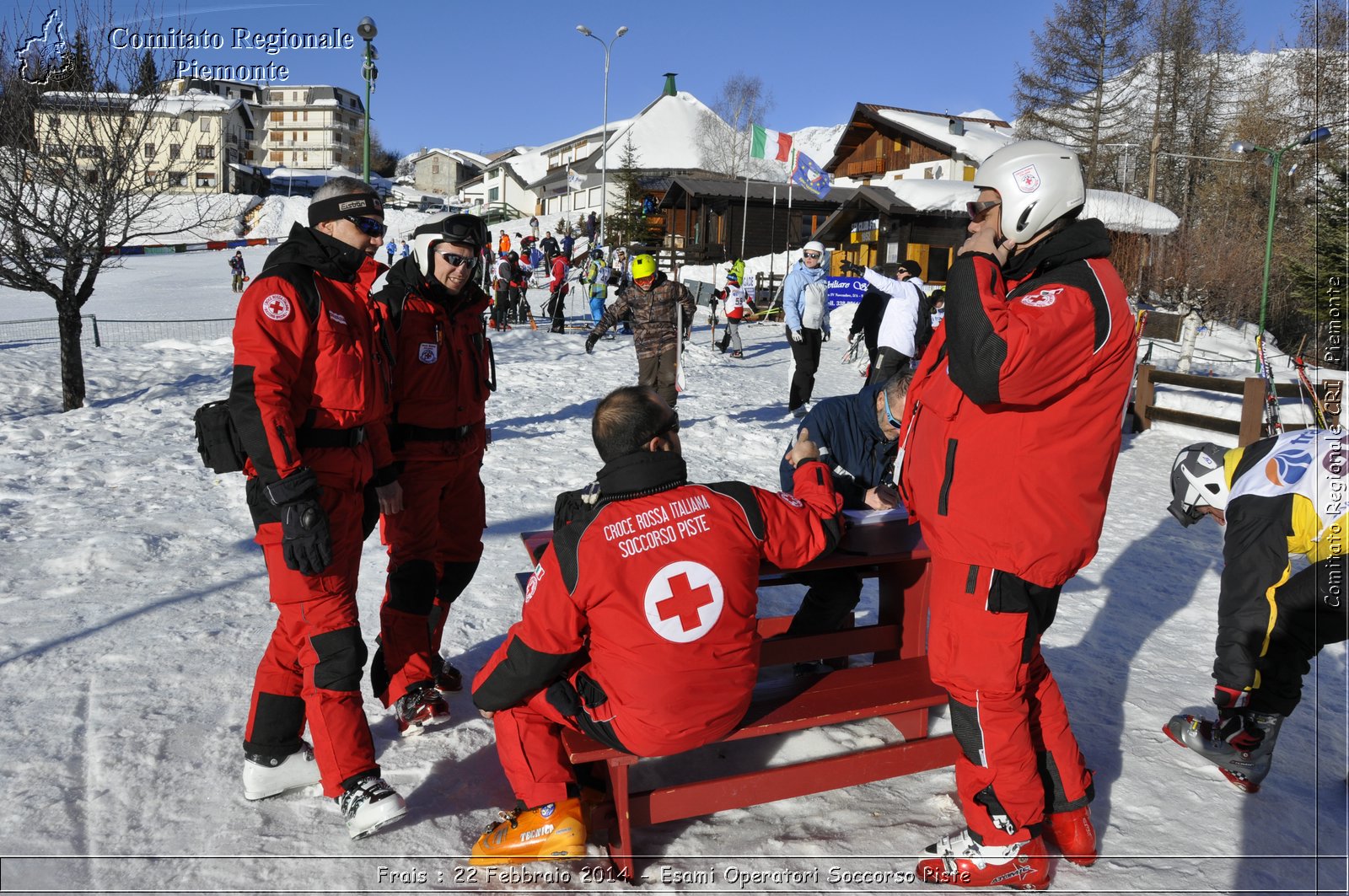 Frais : 22 Febbraio 2014 - Esami Operatori Soccorso Piste - Comitato Regionale del Piemonte