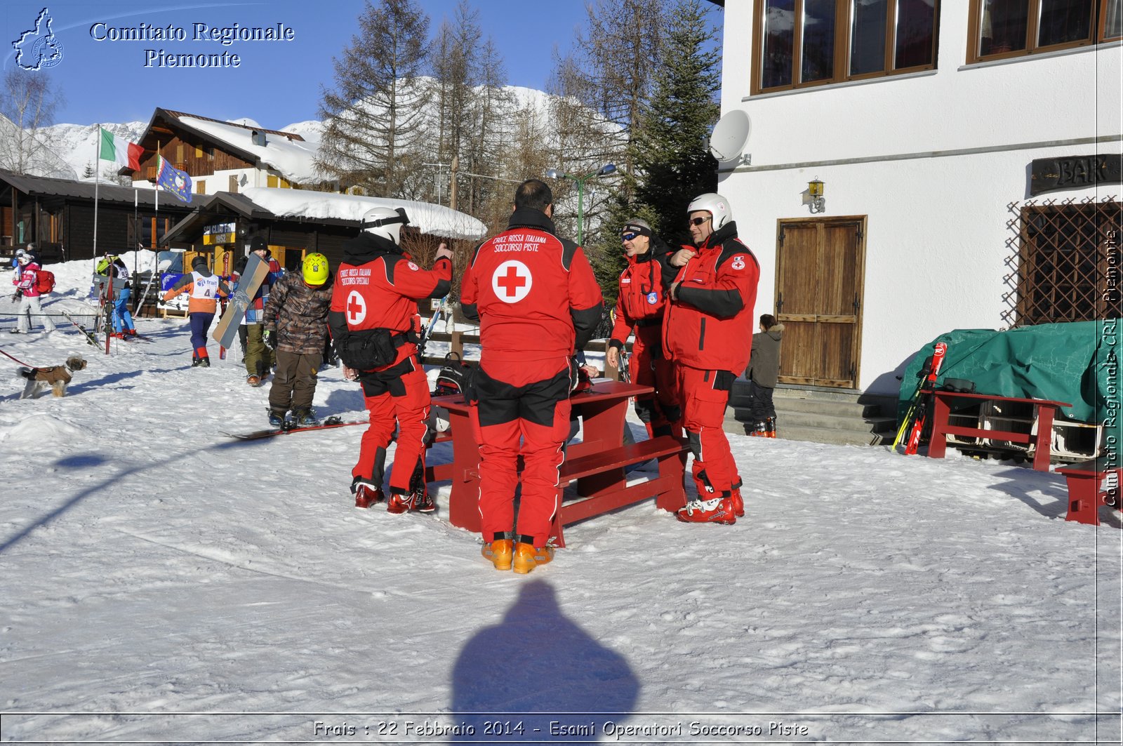 Frais : 22 Febbraio 2014 - Esami Operatori Soccorso Piste - Comitato Regionale del Piemonte