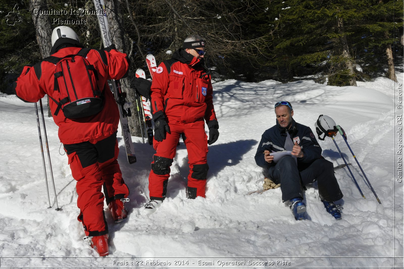 Frais : 22 Febbraio 2014 - Esami Operatori Soccorso Piste - Comitato Regionale del Piemonte