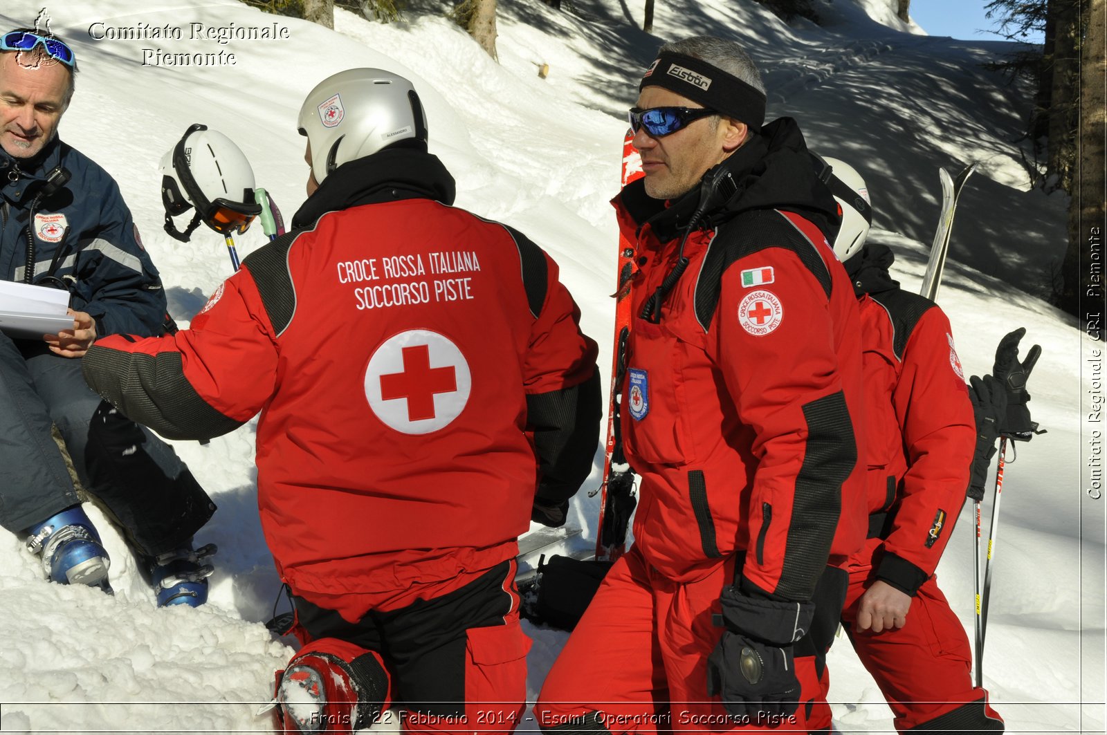 Frais : 22 Febbraio 2014 - Esami Operatori Soccorso Piste - Comitato Regionale del Piemonte