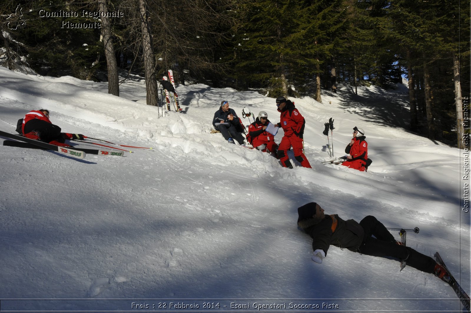 Frais : 22 Febbraio 2014 - Esami Operatori Soccorso Piste - Comitato Regionale del Piemonte