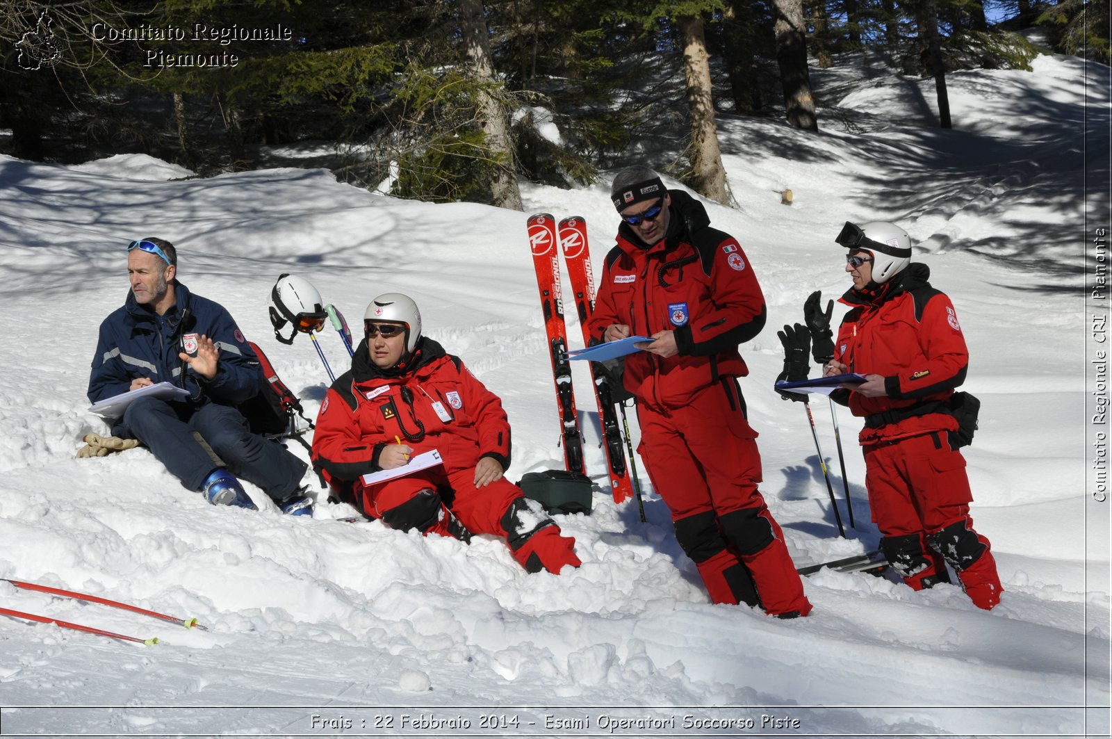 Frais : 22 Febbraio 2014 - Esami Operatori Soccorso Piste - Comitato Regionale del Piemonte