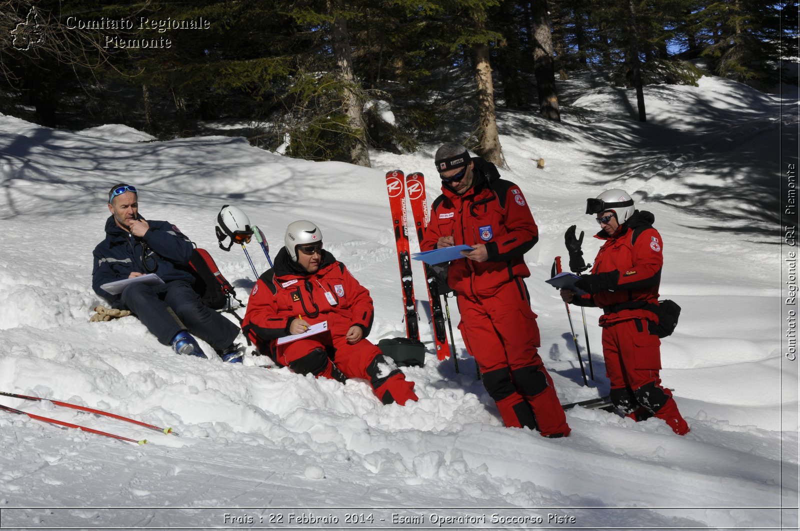 Frais : 22 Febbraio 2014 - Esami Operatori Soccorso Piste - Comitato Regionale del Piemonte