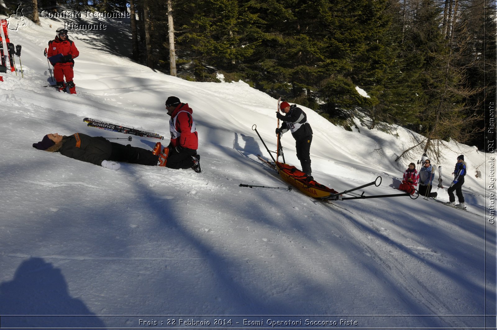 Frais : 22 Febbraio 2014 - Esami Operatori Soccorso Piste - Comitato Regionale del Piemonte