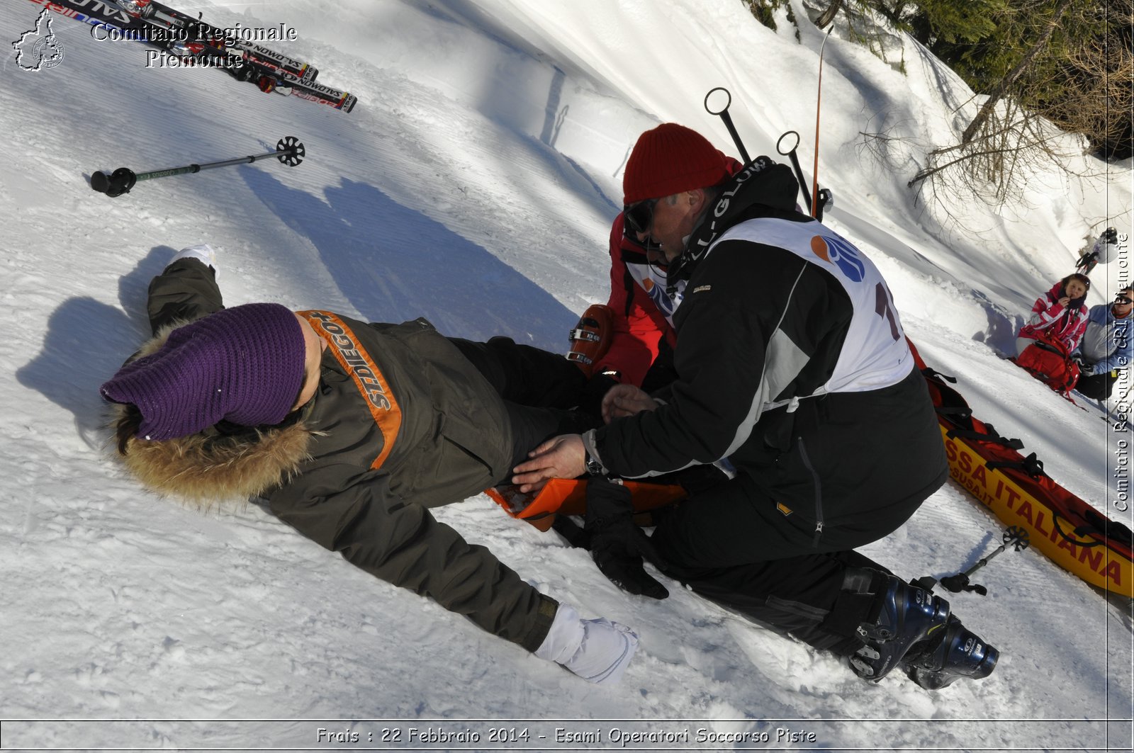 Frais : 22 Febbraio 2014 - Esami Operatori Soccorso Piste - Comitato Regionale del Piemonte