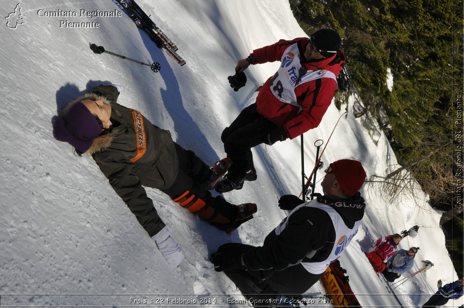 Frais : 22 Febbraio 2014 - Esami Operatori Soccorso Piste - Comitato Regionale del Piemonte